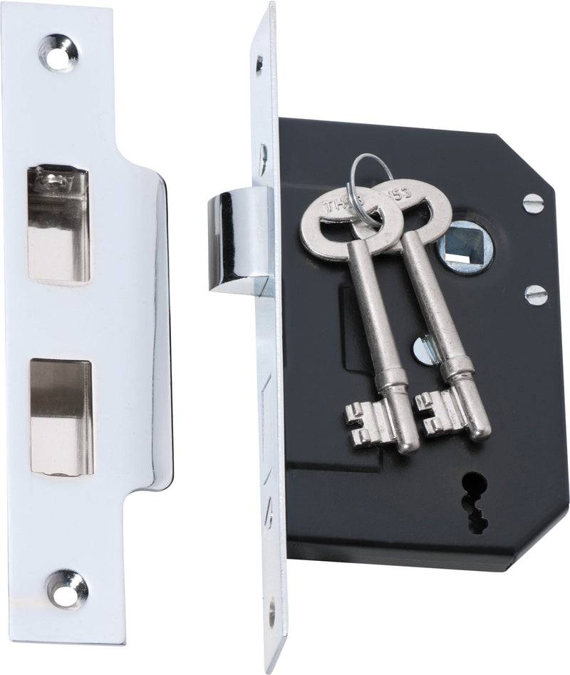 TRADCO 3 LEVER MORTICE LOCK BACKSET 44MM