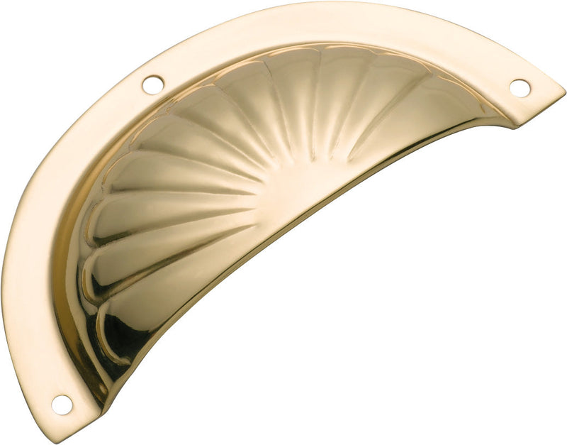 Tradco Fluted Sheet Brass Drawer PulL