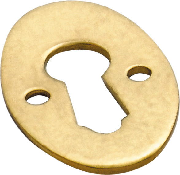 Tradco Oval Escutcheon 16x28mm