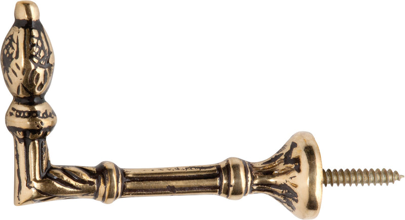 TRADCO CURTAIN TIE BACK HOOK ORNATE