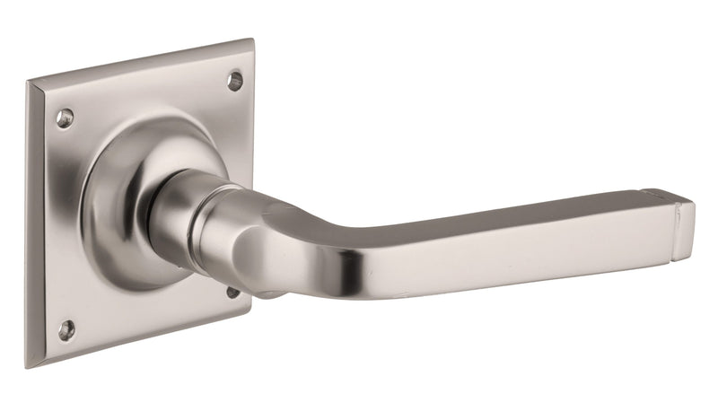 TRADCO MENTON DOOR LEVER HANDLE ON SQUARE