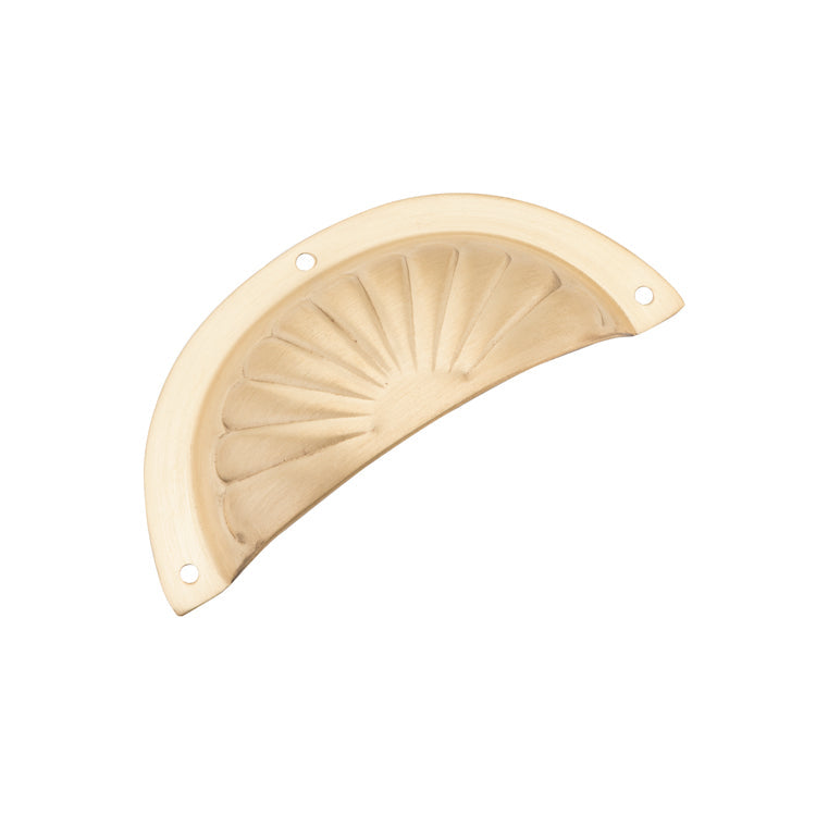 Tradco Fluted Sheet Brass Drawer PulL