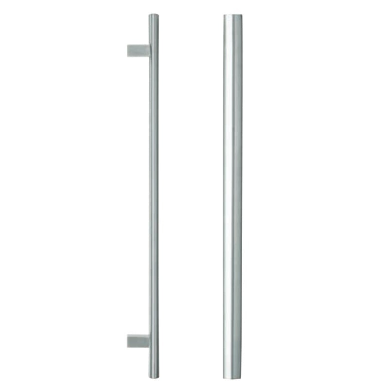 LOCKWOOD ENTRANCE PULL HANDLE 141X300SSS 300MM SATIN STAINLESS STEEL PAIR