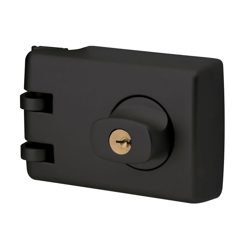 LOCKWOOD DOUBLE CYLINDER DEADLOCK 60MM MATT BLACK DISPLAY PACK 355-NMBKDP