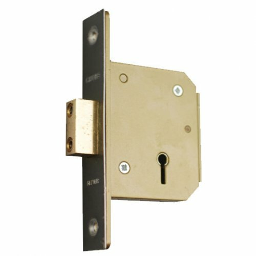 CHUBB UNION MORTICE DOOR LOCK DEADLOCK 67MM SATIN CHROME 3G11567SC