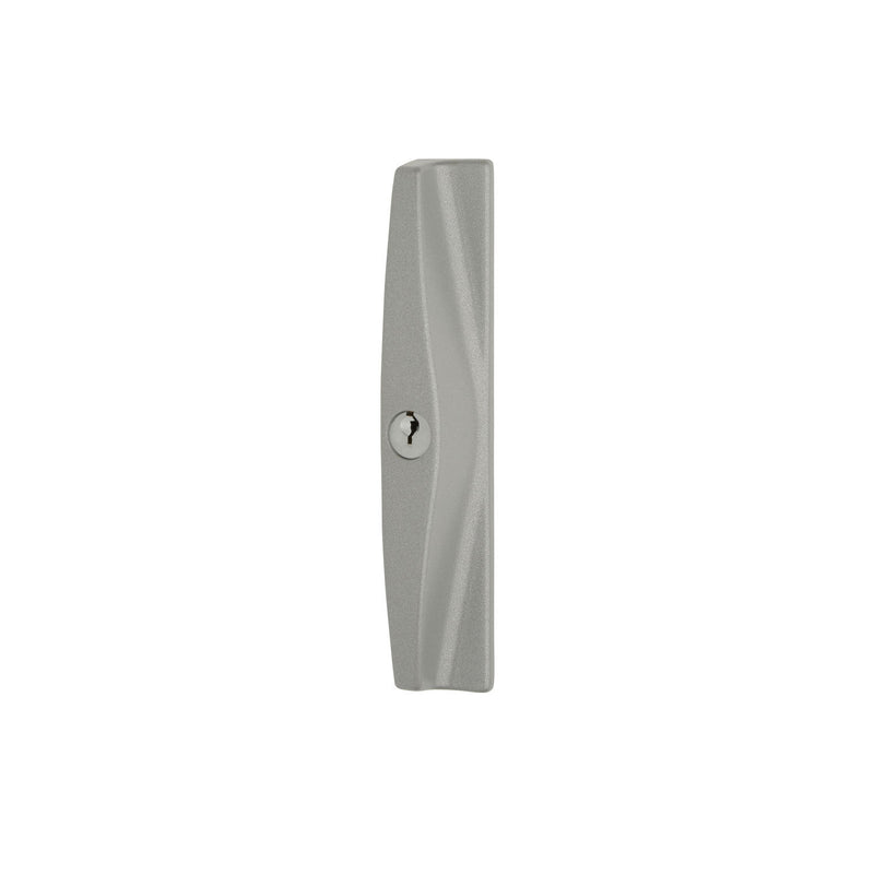 LOCKWOOD ONYX SLIDING PATIO DOOR LOCK SLIM OUTER PULL SILVER 9A1A2/5PSIL