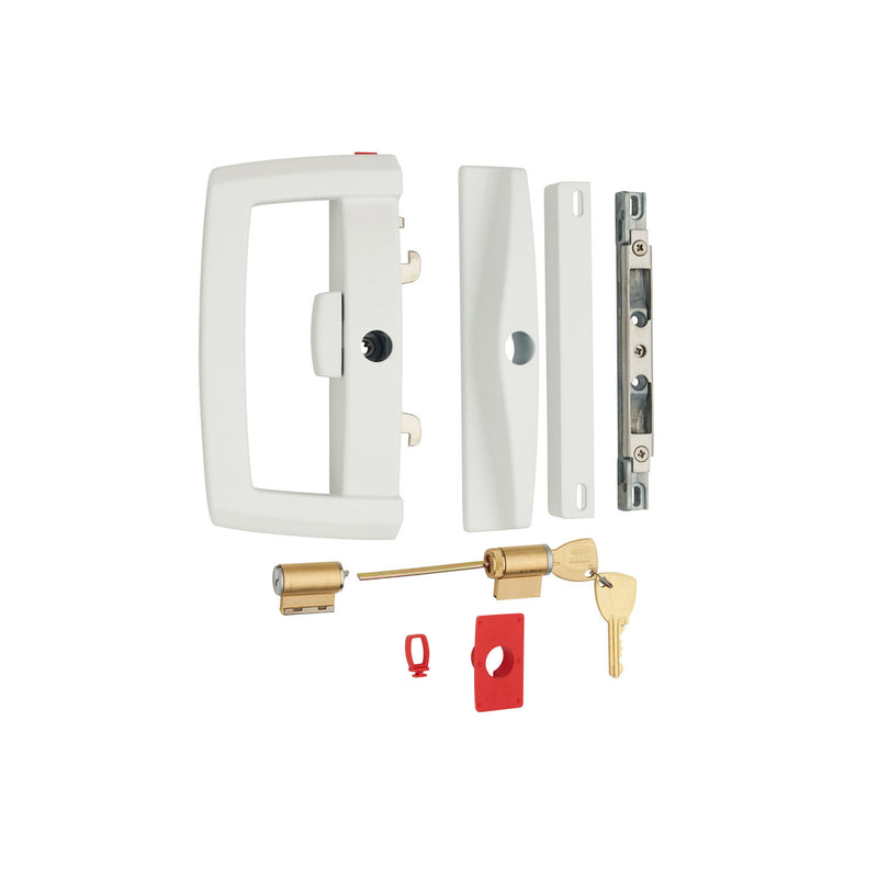 Lockwood Onyx 9A1A2/5PWHI Sliding Patio Door Lock