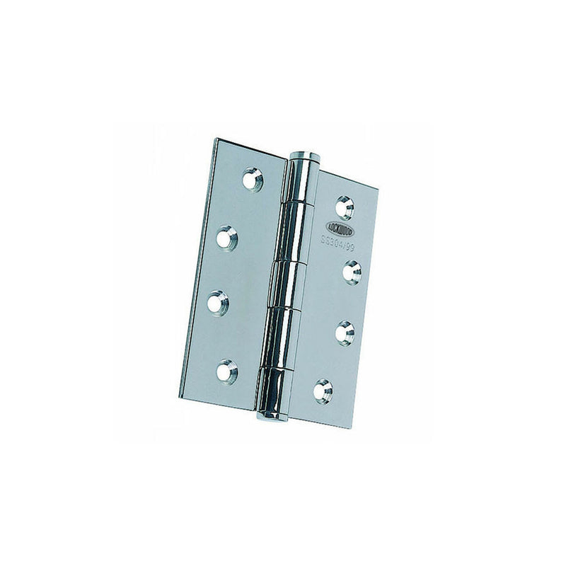 Lockwood LW10075FPSSS 100x75x2.5mm Fixed Pin Door Butt Hinge