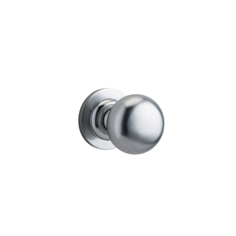 IVER CAMBRIDGE DOOR KNOB ON ROUND ROSE CONCEALED FIX - CUSTOMISE TO YOUR NEEDS