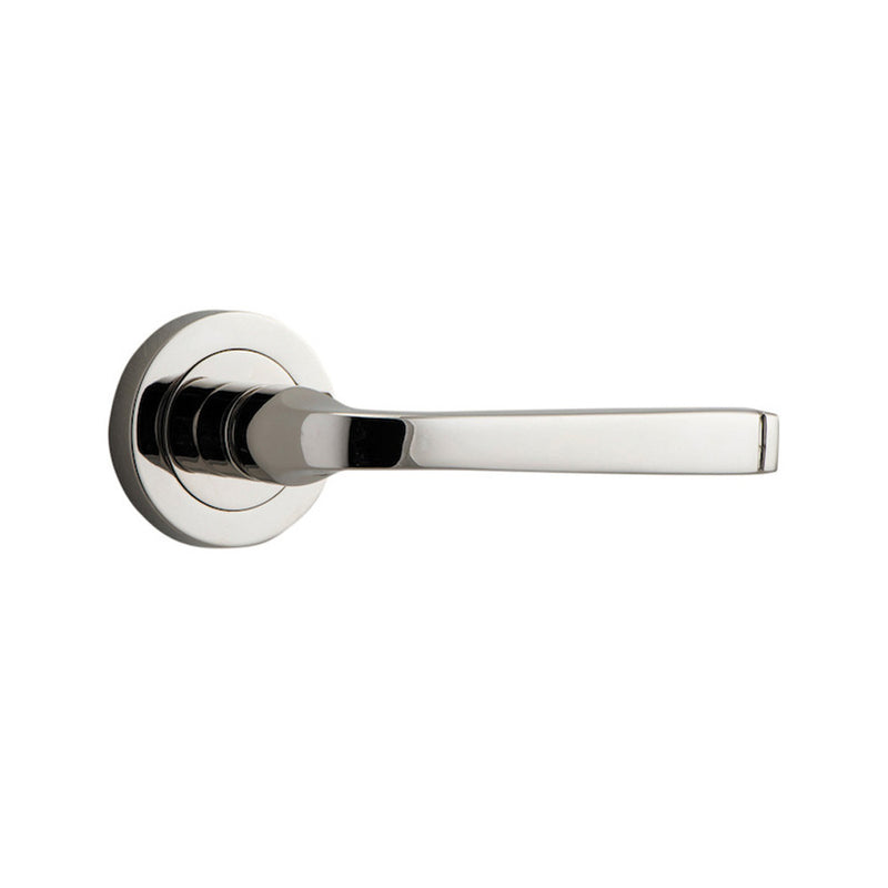 IVER ANNECY DOOR LEVER HANDLE ON ROUND ROSE PAIR - CUSTOMISE TO YOUR NEEDS