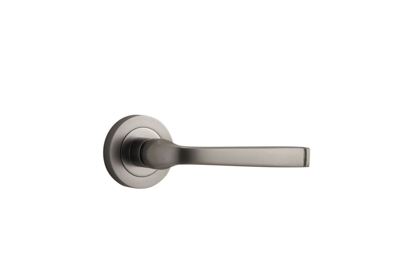 IVER ANNECY DOOR LEVER HANDLE ON ROUND ROSE PAIR - CUSTOMISE TO YOUR NEEDS