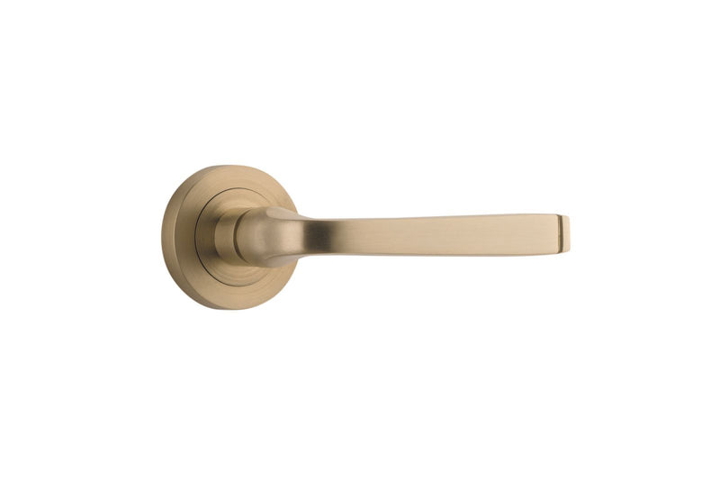 IVER ANNECY DOOR LEVER HANDLE ON ROUND ROSE PAIR - CUSTOMISE TO YOUR NEEDS