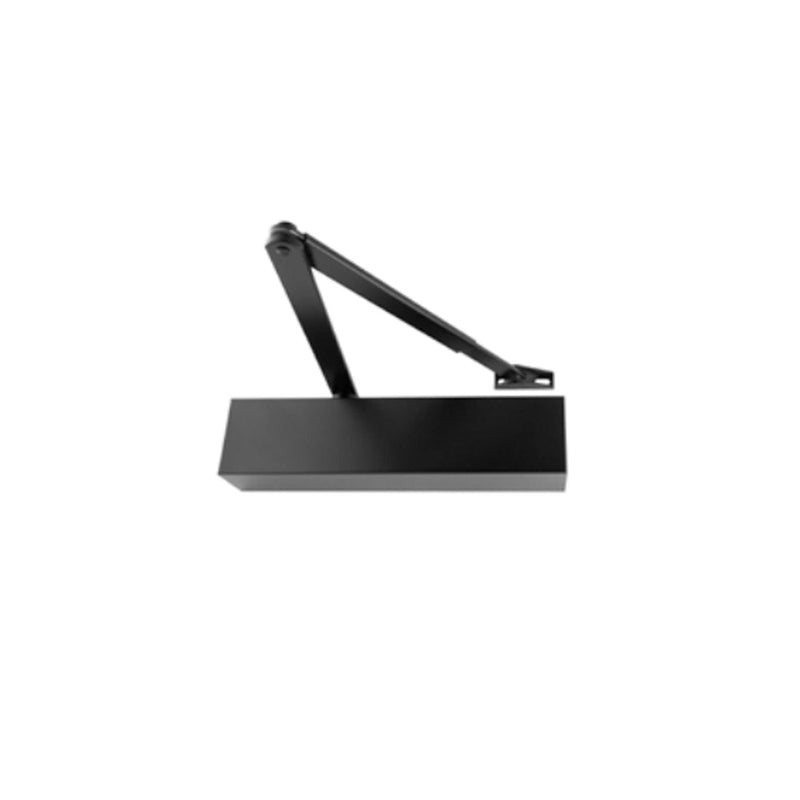 Briton B1120B-C-MB Adjustable Door Closer with Back Check  EN2-4 Matt Black