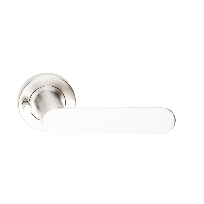 DORMAKABA 4300/110P COASTAL ROUND ROSE PRIVACY DOOR HANDLE LEVERSET