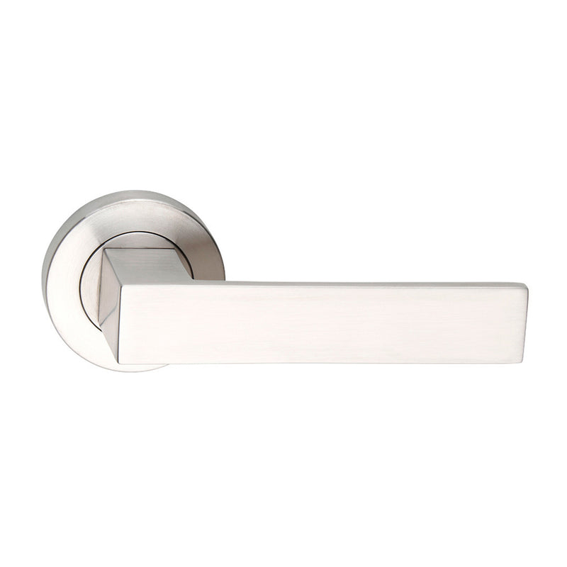 Dormakaba 4300/120 Coastal Lever Door Handle on Round Rose