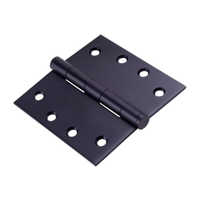 DORMAKABA BROAD BUTT FIXED PIN HINGE 100X100MM BLACK POWDER COAT DKH100100FPBLK