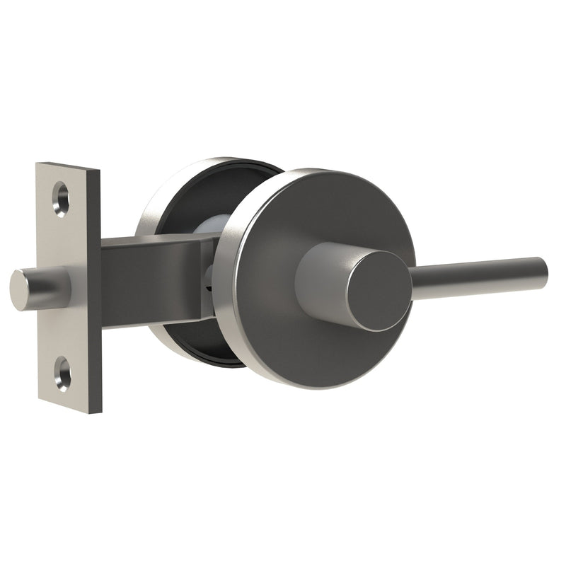 EMRO STAINLESS STEEL DISABLED COMPLIANT PRIVACY INDICATOR MORTICE BOLT ROUND 60MM BACKSET C12226