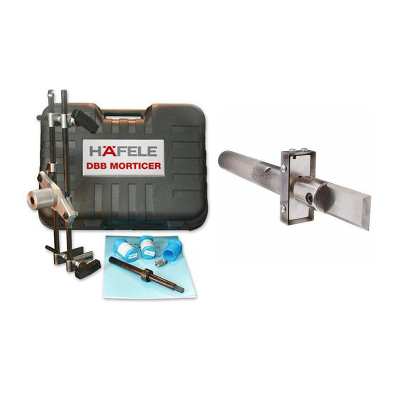 Hafele JIG 00167700 DBB Lock Morticer  + Chisel 09350200 Latchmate Carpentry