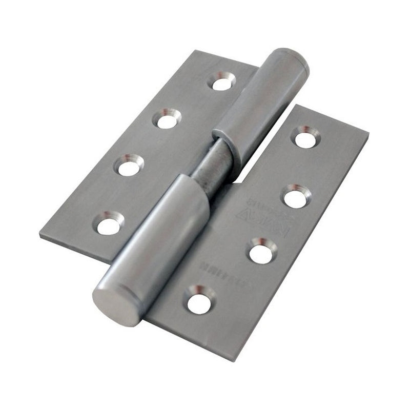 KABA RISING BUTT DOOR HINGE LEFT HAND 100X75X3MM STAINLESS STEEL DKH100/75SC