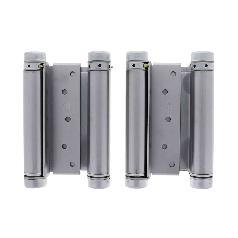 HFH DOUBLE ACTION SPRING DOOR HINGE 150MM SATIN CHROME 4150-154