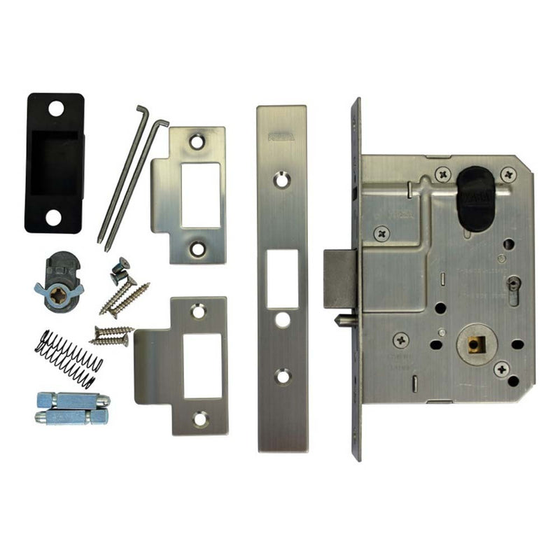 BRITON EXIT DOOR PACK B379 PANIC BAR MS2 MORTICE LOCK KEY ENTRY ACCESS ONLY