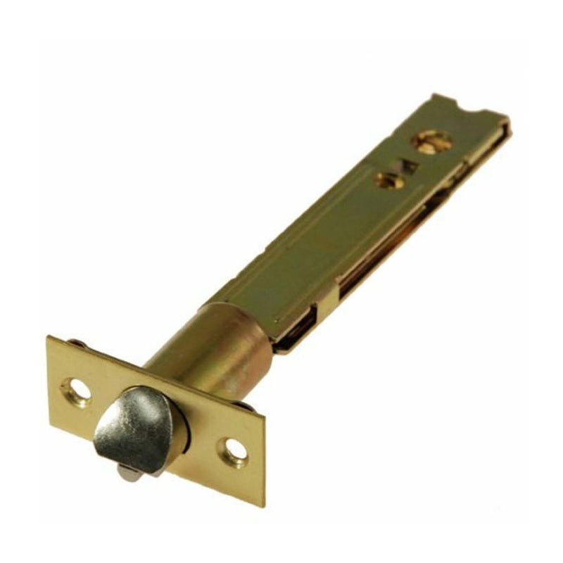 BRAVA URBAN LATCH EXTENDED BACKSET DEADLATCH 127MM POLISHED BRASS BRUEXLATCHPB