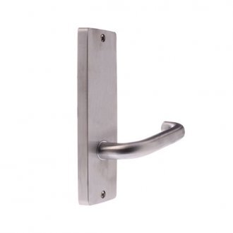 Lockwood 1905/70SC Square End Plate with 70 Series Lever in Satin Chrome