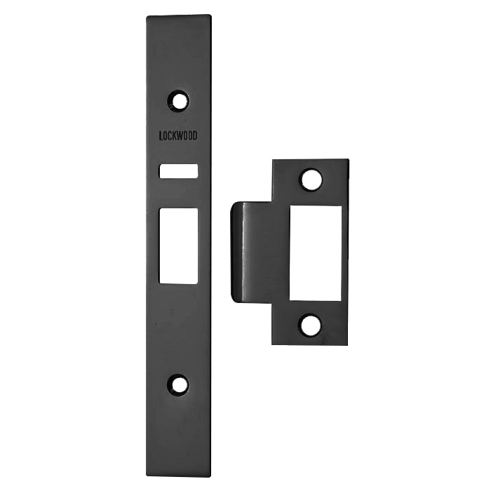 Lockwood Face plate and Strike plate 3570-PCKIT Finish Kit for 3572(Black)