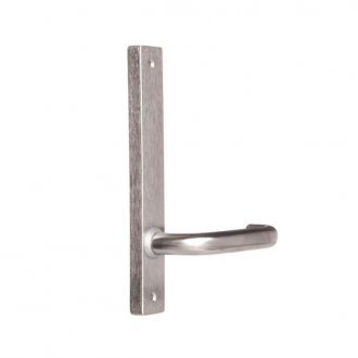 Lockwood 4905/70SC Satin Chrome Square End Plate with 70 Lever