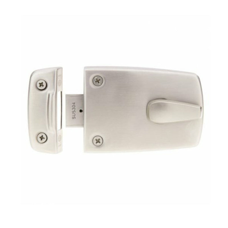 Lockwood 507SSS Stainless Steel Night Latch Door Lock