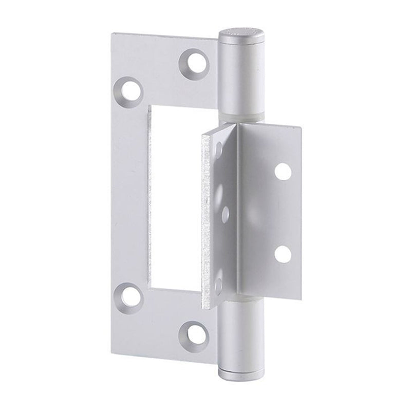 MCCALLUM ALUMINIUM INTERFOLD FAST-FIX HINGE 100MM SATIN NATURAL ANODISED A124