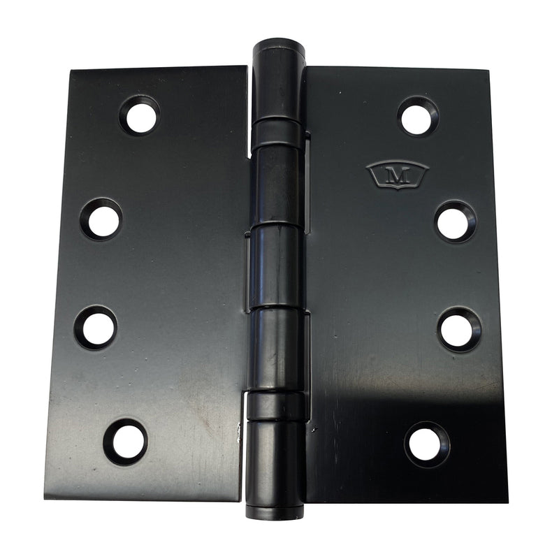 MCCALLUM BALL BEARING BUTT HINGE STAINLESS STEEL 100X100MM ECO BLACK S236