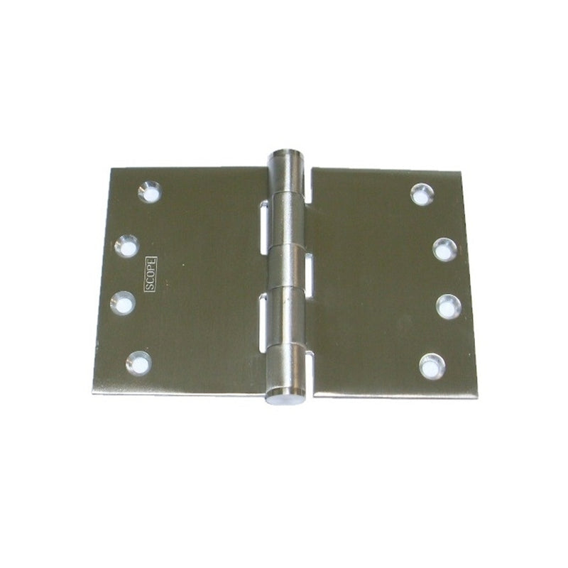 SCOPE WIDE THROW DOOR HINGE FIXED PIN STAINLESS STEEL 100X300X3.5MM DHW112FSS