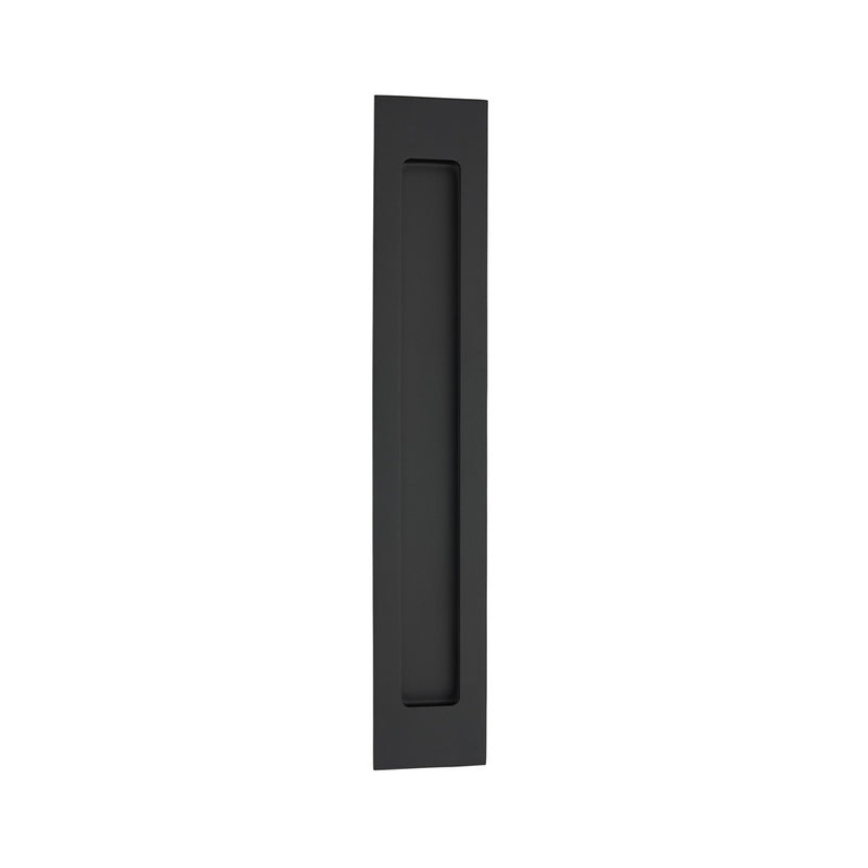 SUPERIOR BRASS RECTANGULAR FLUSH PULL 320X55MM MATT BLACK 53753