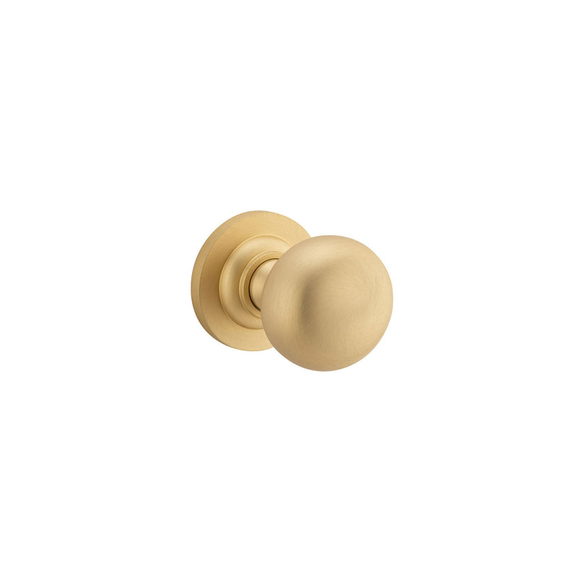 IVER CAMBRIDGE DOOR KNOB ON ROUND ROSE CONCEALED FIX - CUSTOMISE TO YOUR NEEDS