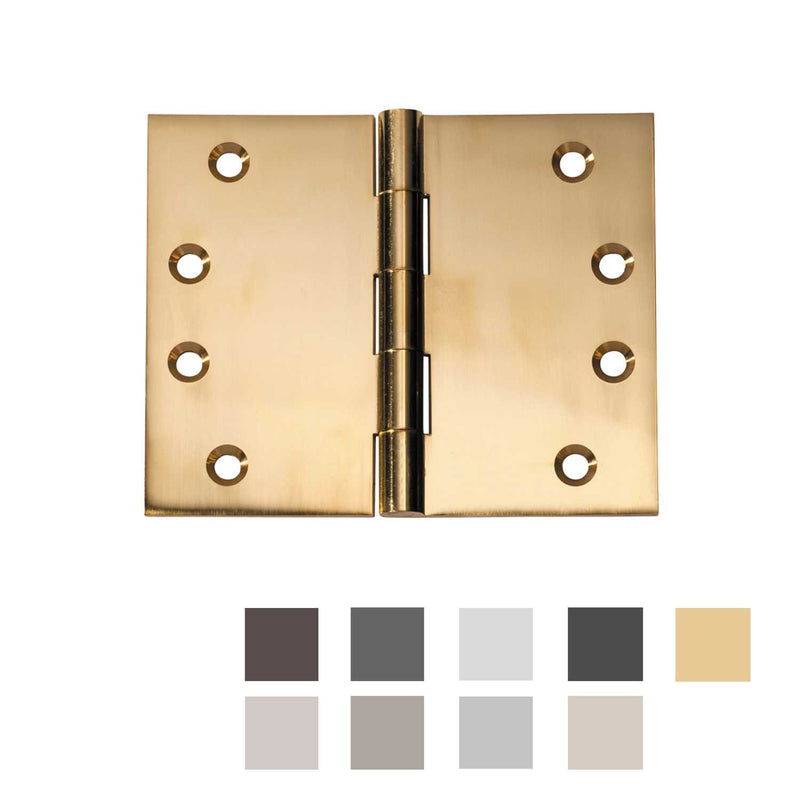TRADCO BROAD BUTT HINGE - AVAILABLE IN VARIOUS SIZES AND FINISHES