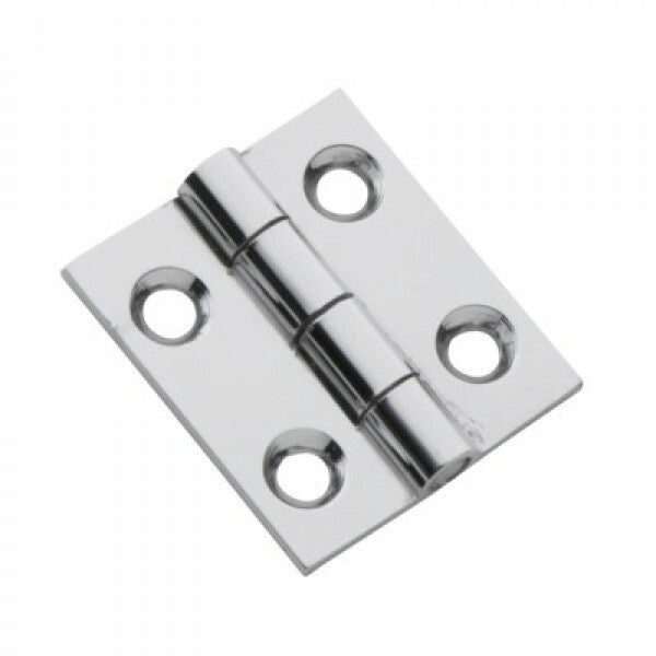 TRADCO 3110CP HINGE FIXED PIN POLISHED CHROME 25X22MM