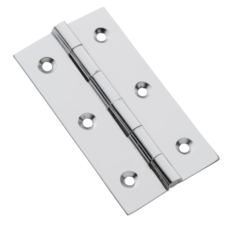 TRADCO 3114CP HINGE FIXED PIN POLISHED CHROME 76X41MM