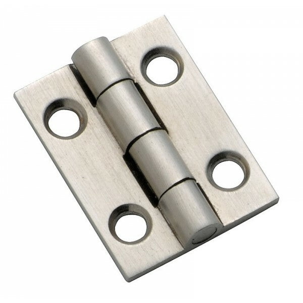 TRADCO 3120SC HINGE FIXED PIN SATIN CHROME 25X22MM