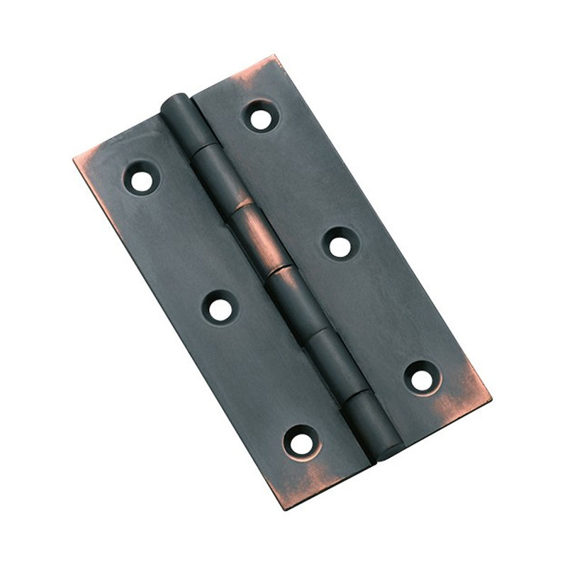 TRADCO FIXED PIN CABINET HINGE 76X41MM ANTIQUE COPPER 3794