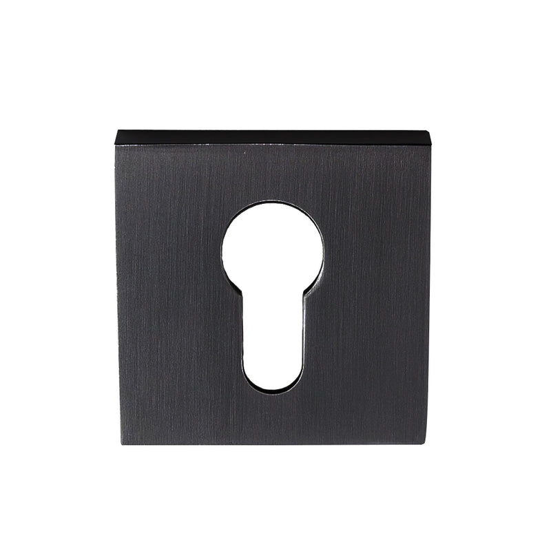 ZANDA ASTRON SQUARE EURO ESCUTCHEON - AVAILABLE IN VARIOUS FINISHES