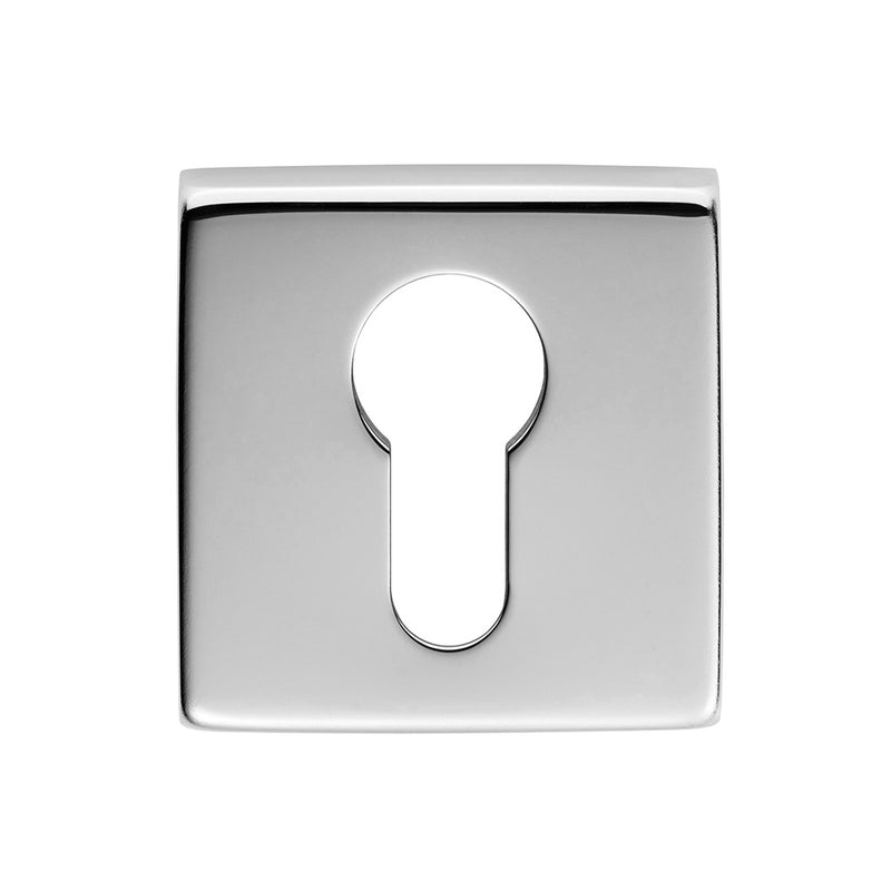 ZANDA ASTRON SQUARE EURO ESCUTCHEON - AVAILABLE IN VARIOUS FINISHES