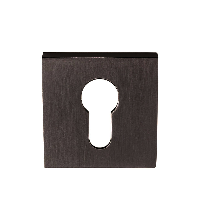 ZANDA ASTRON SQUARE EURO ESCUTCHEON - AVAILABLE IN VARIOUS FINISHES