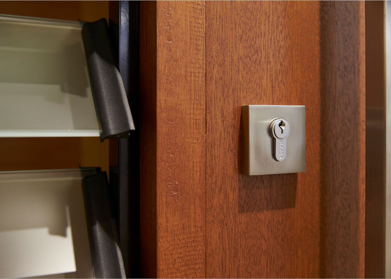 ZANDA ASTRON SQUARE EURO ESCUTCHEON - AVAILABLE IN VARIOUS FINISHES