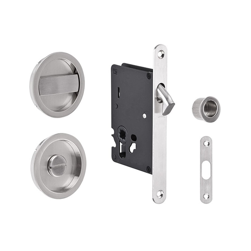 ZANDA 8106+ ITALIAN RANGE PRIVACY FLUSH PULL KIT - AVAILABLE IN VARIOUS FINISHES