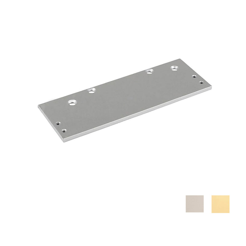 ZANDA DROP PLATE FOR TS.9205 DOOR CLOSER - AVAILABLE IN VARIOUS FINISHES